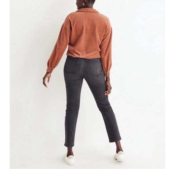 Knit Corduroy Crop Shirt-Jacket by Madewell size Medium - Picture 4 of 8